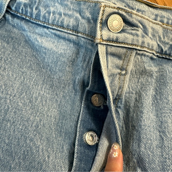 NWT Levi’s 501 Original Cropped Straight Leg Jeans Plus Size 24W - Picture 7 of 11